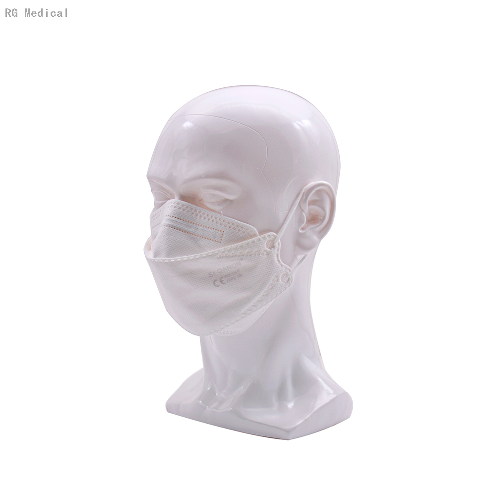  Fish Type Facial Mask Non-medical 4ply Respirator FFP3