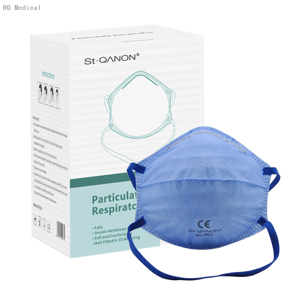 FFP2 Particulate Respirator Cup Type Medical Mask for Surgery Protection Use