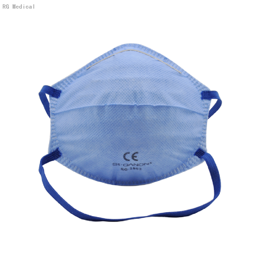 Particulate Respirator Cup Type Medical Blue Mask 