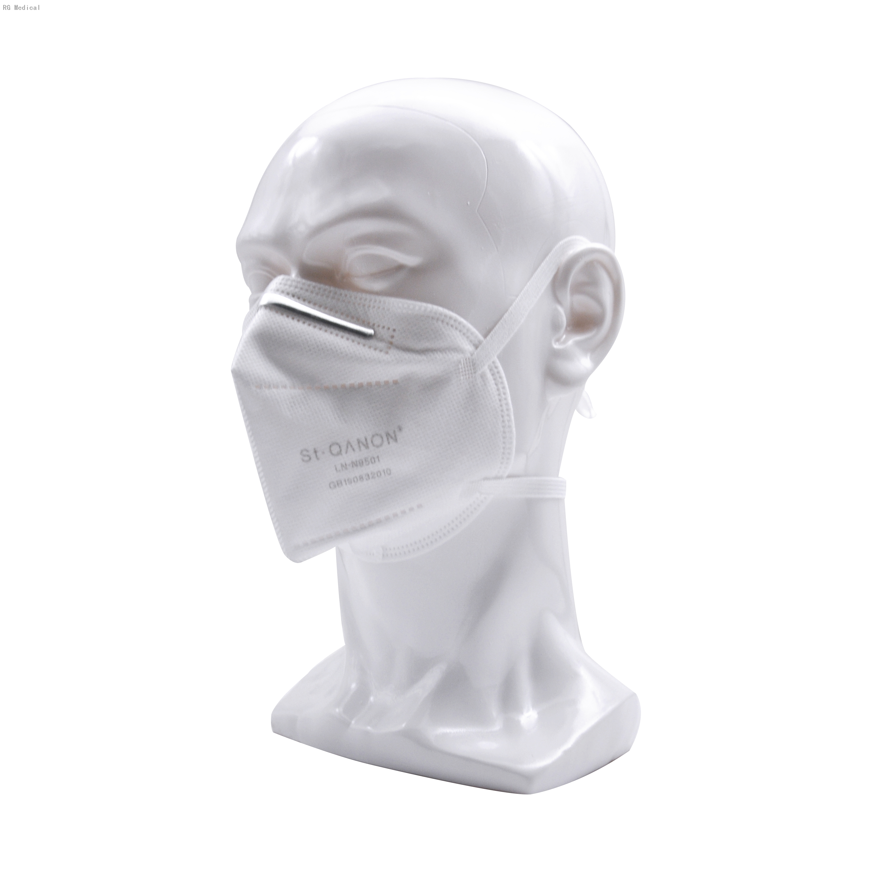 LN-N9501 White Color Fold Type Fabric Medical Mask 