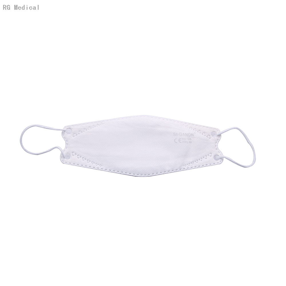  Non-woven Fish Type Mask Breathable FFP3 Facial Respirator 