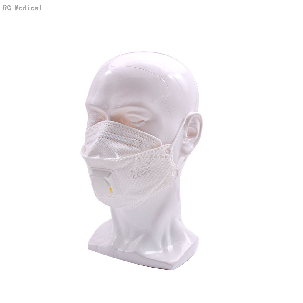 Facial Mask Valved Civil-used Fish Type Respirator