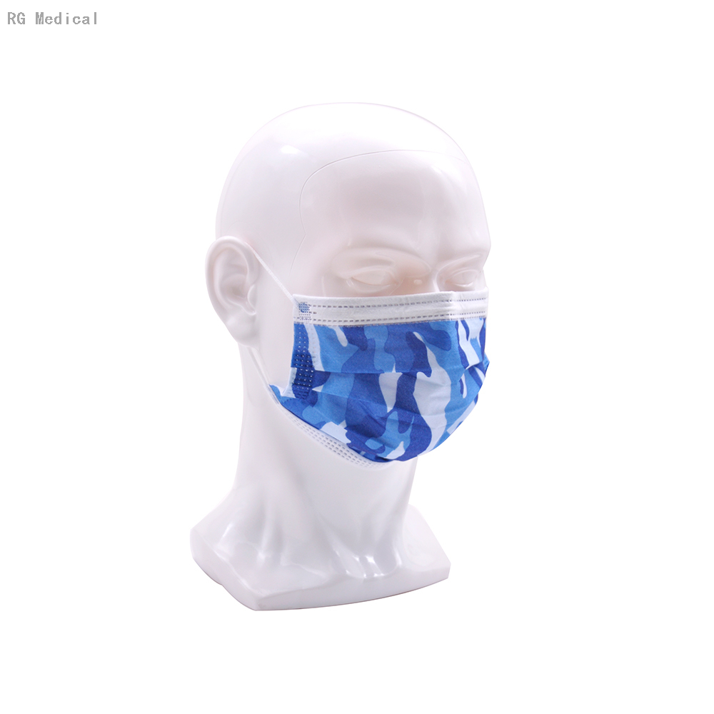 Disposable 3Ply Clear Respirator Full-qualified Facial Mask 