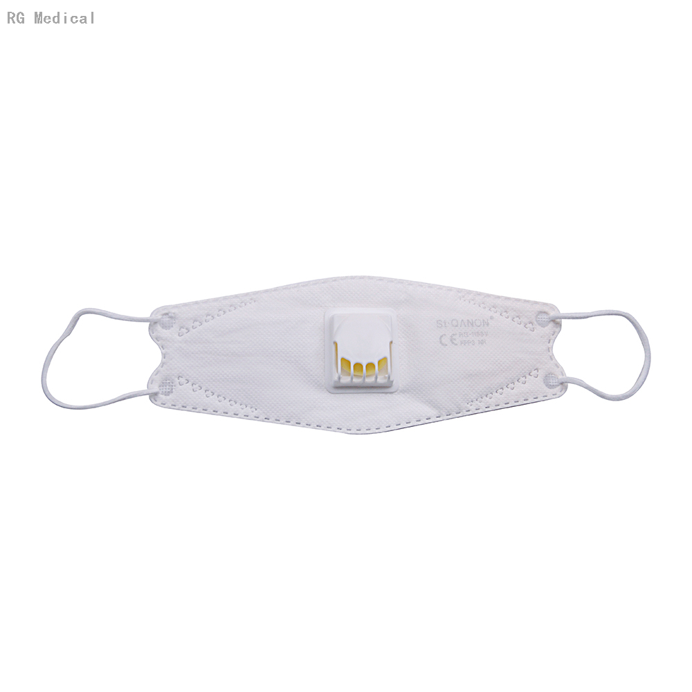 Hot-selling Facial Mask Valved FFP3 Fish Type Respirator 