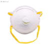 Cup Disposable BFE99 Respirator with Valve White Headbands